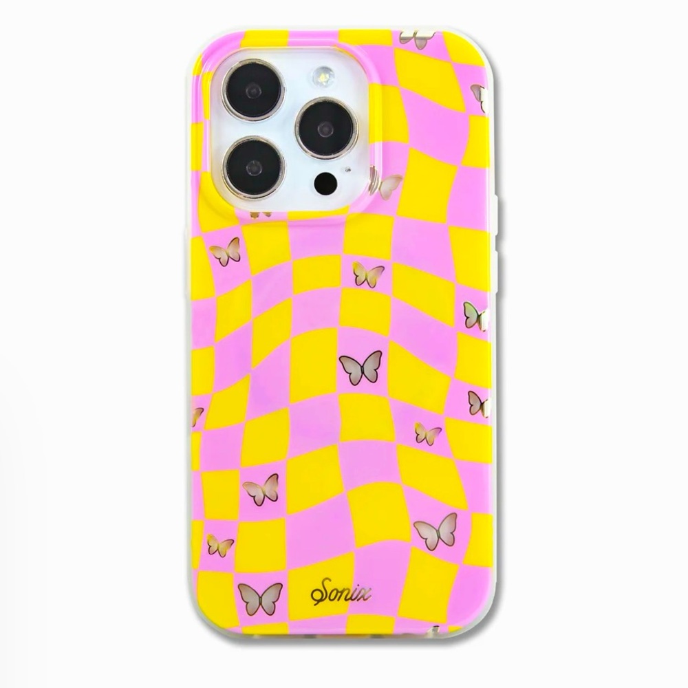 Sonix Pink and Yellow Butterfly Phone Case